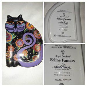 Laurel Burch Feline Decorative Plates